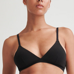 Gelina Triangle Bralette|BLACK