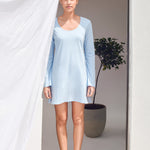 Carmine Sleepshirt|Blue Breeze